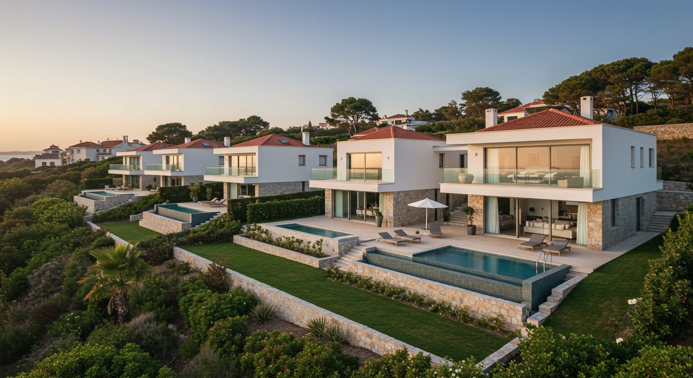 Casa moderna com jardim